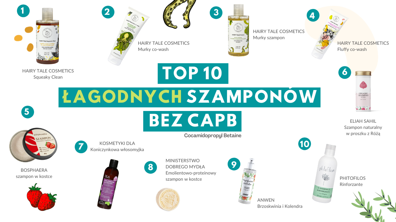 szampon bez cocamidopropyl betaine i sls