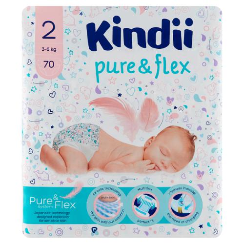 pieluchy kindii 2 70 szt hebe