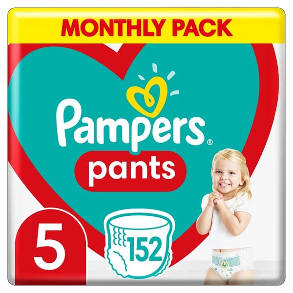 pampers pants 5 monthly pack