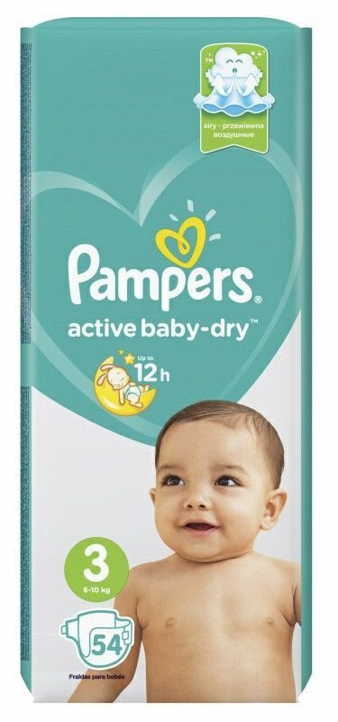 pampers active baby dry 54