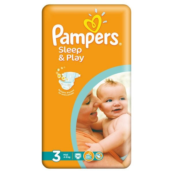 pampers sleep play 58 szt cena