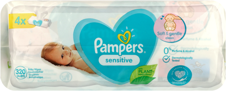 rossman chusteczki pampers sensitive