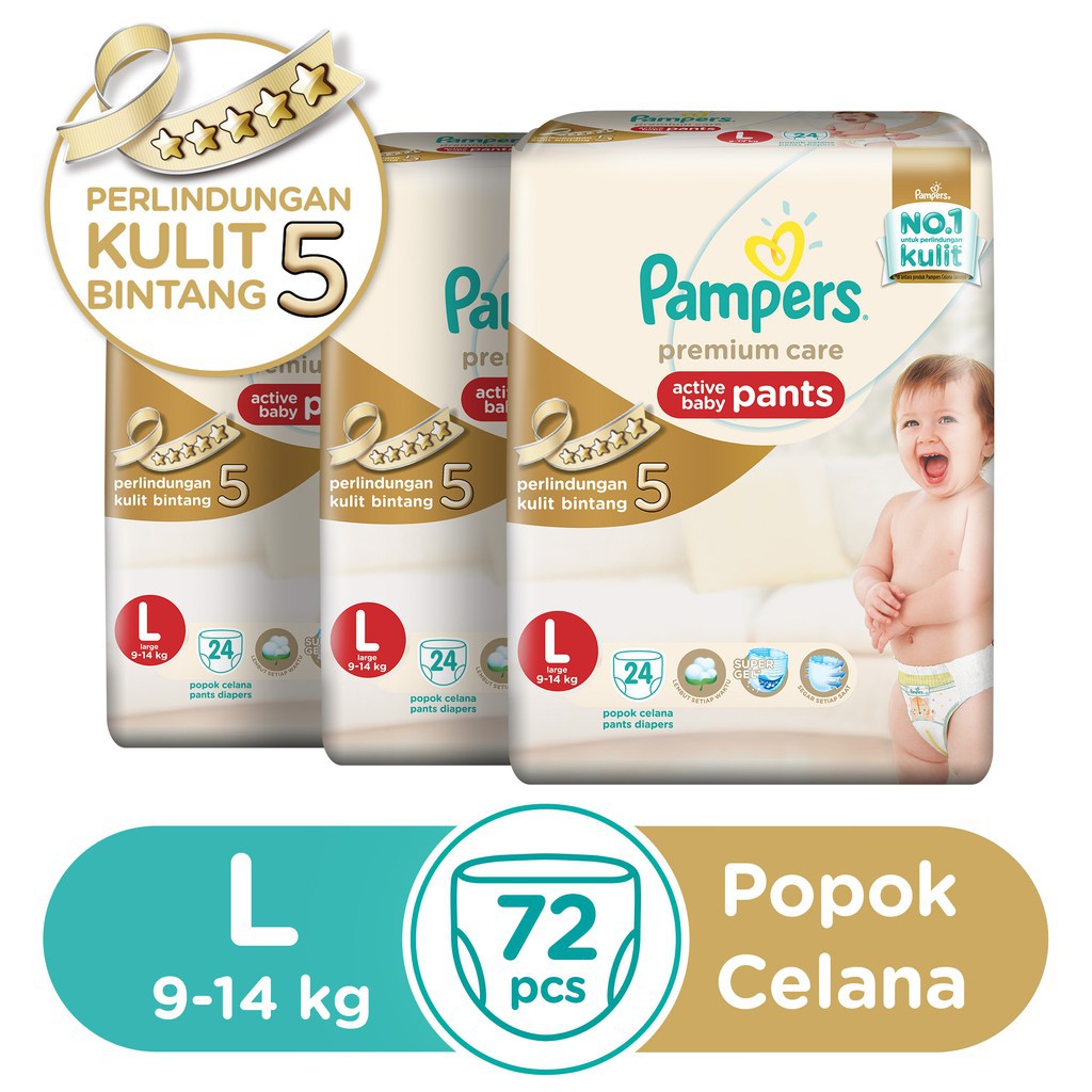 pampers premium care 3 a active baby