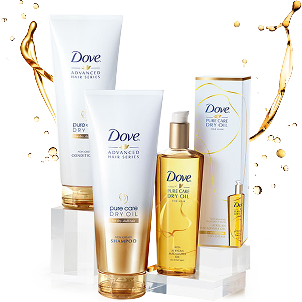 dove olejek do włosów z linii advanced hair series rossmann