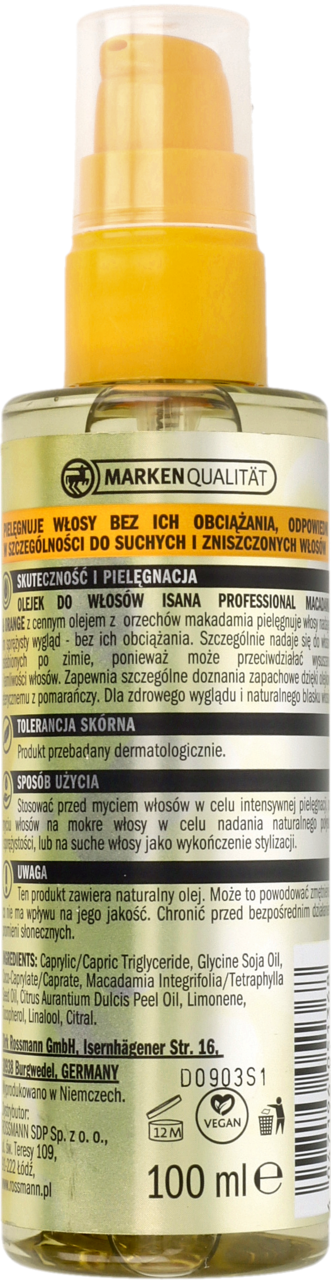 olejek makadamia do włosów rossmann