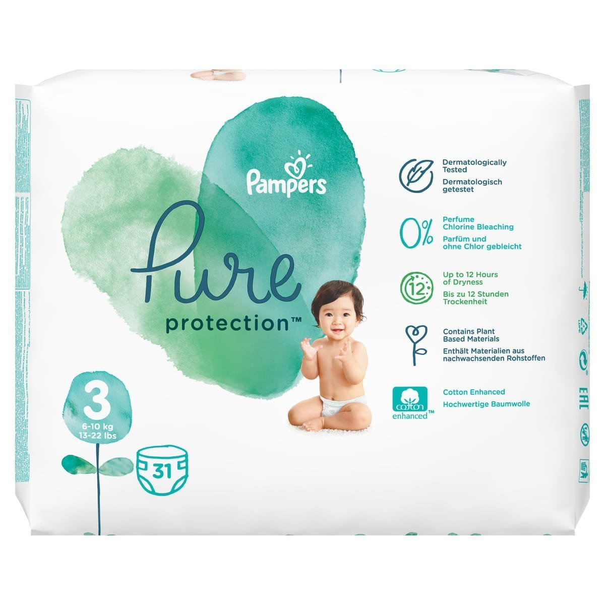 pampers pure 3