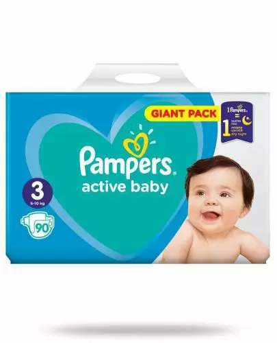 pampers 6-10 kg 90 sztuk