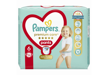 pieluchomajtki pampers premium care