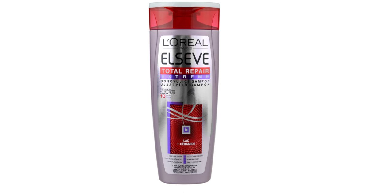 loreal elseve szampon do włosów total repair extreme opinie