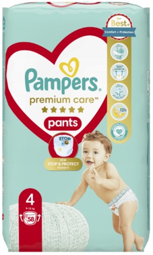 pampers premium care pants 4 cena 44 szt