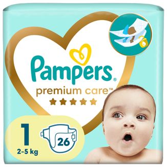 pampers premium care pieluchy 1 newborn 2 mini