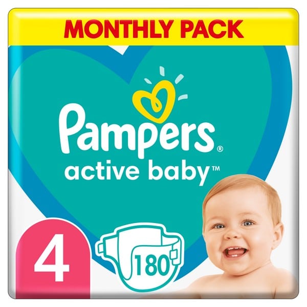 pampers 4 monthly pack