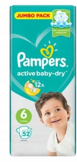 pampers active baby 6 48szt