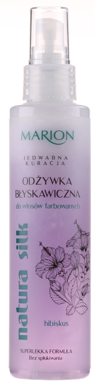 marion natura silk w błyskawiczna odżywka do włosów farbowanych 150ml