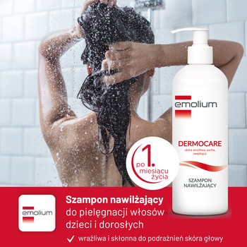 emolium dermocare szampon nawilżający od 1 miesiąca 400ml