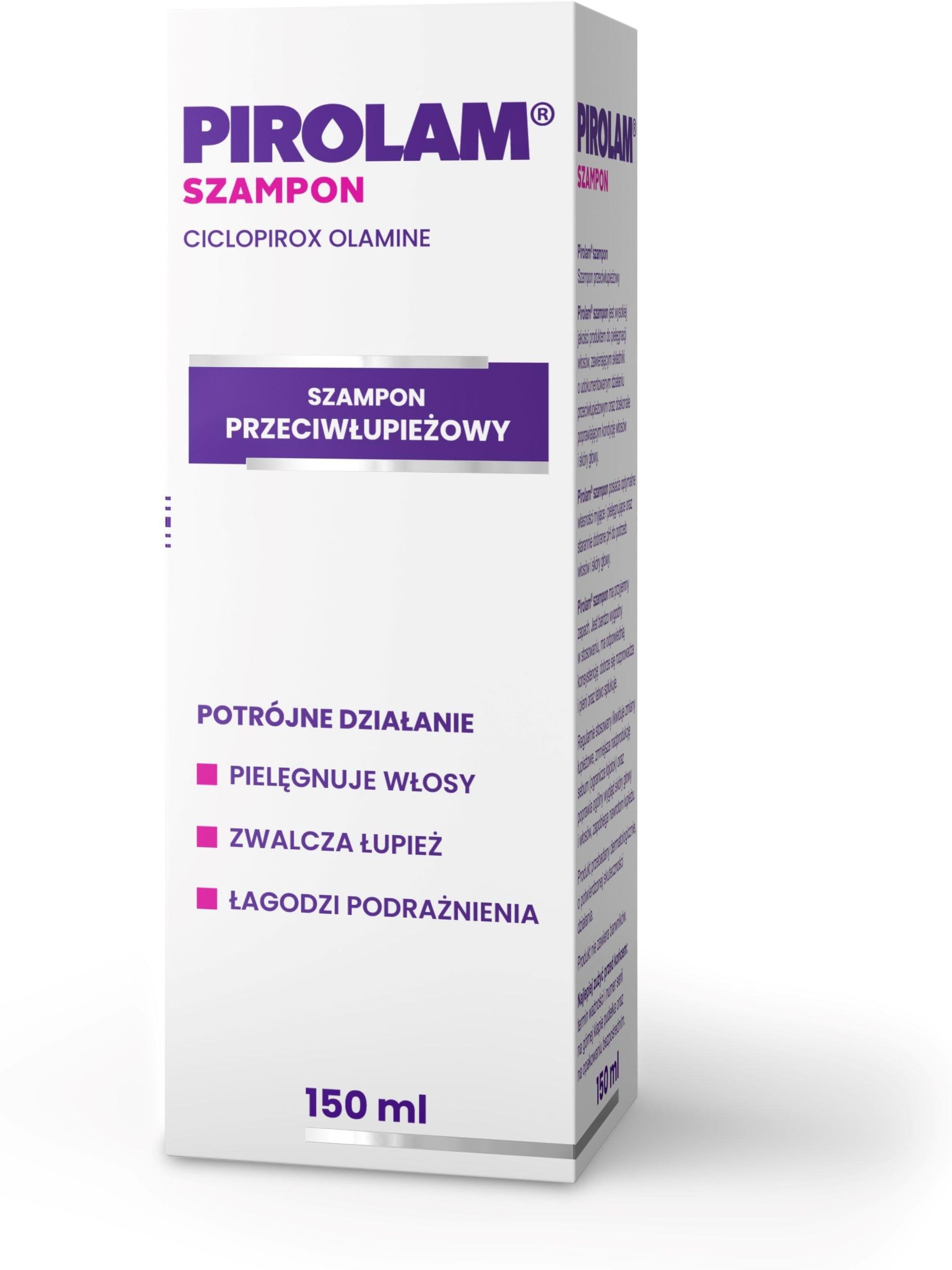 pirolam szampon przeciwłupieżowy z wit.a e 60ml