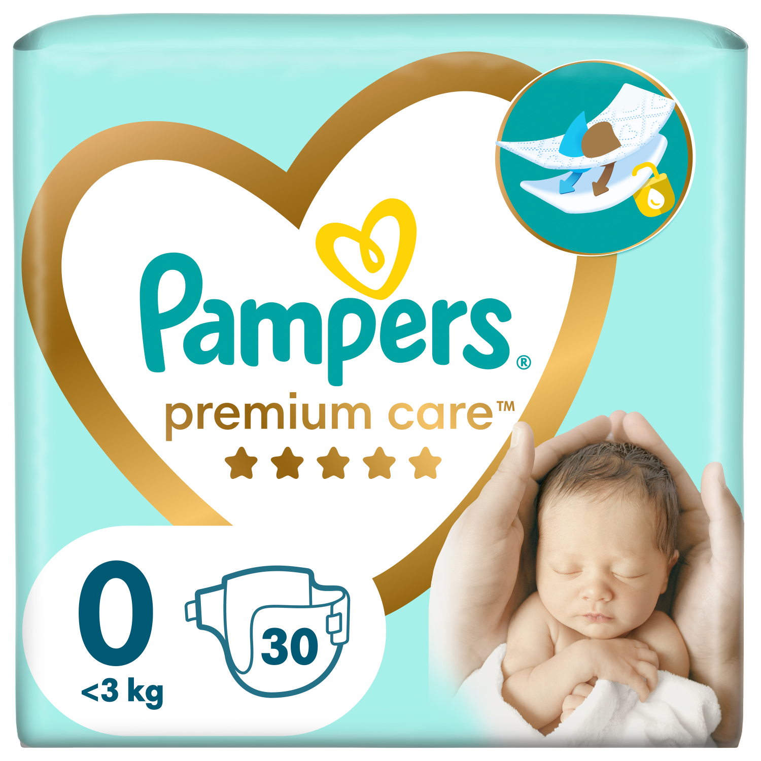 pieluchy pampers premium care 0 newborn