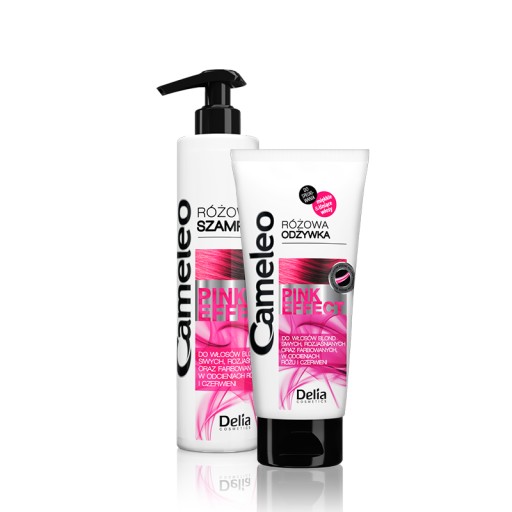 delia cameleo pink effect szampon do włosów różowy 250 ml