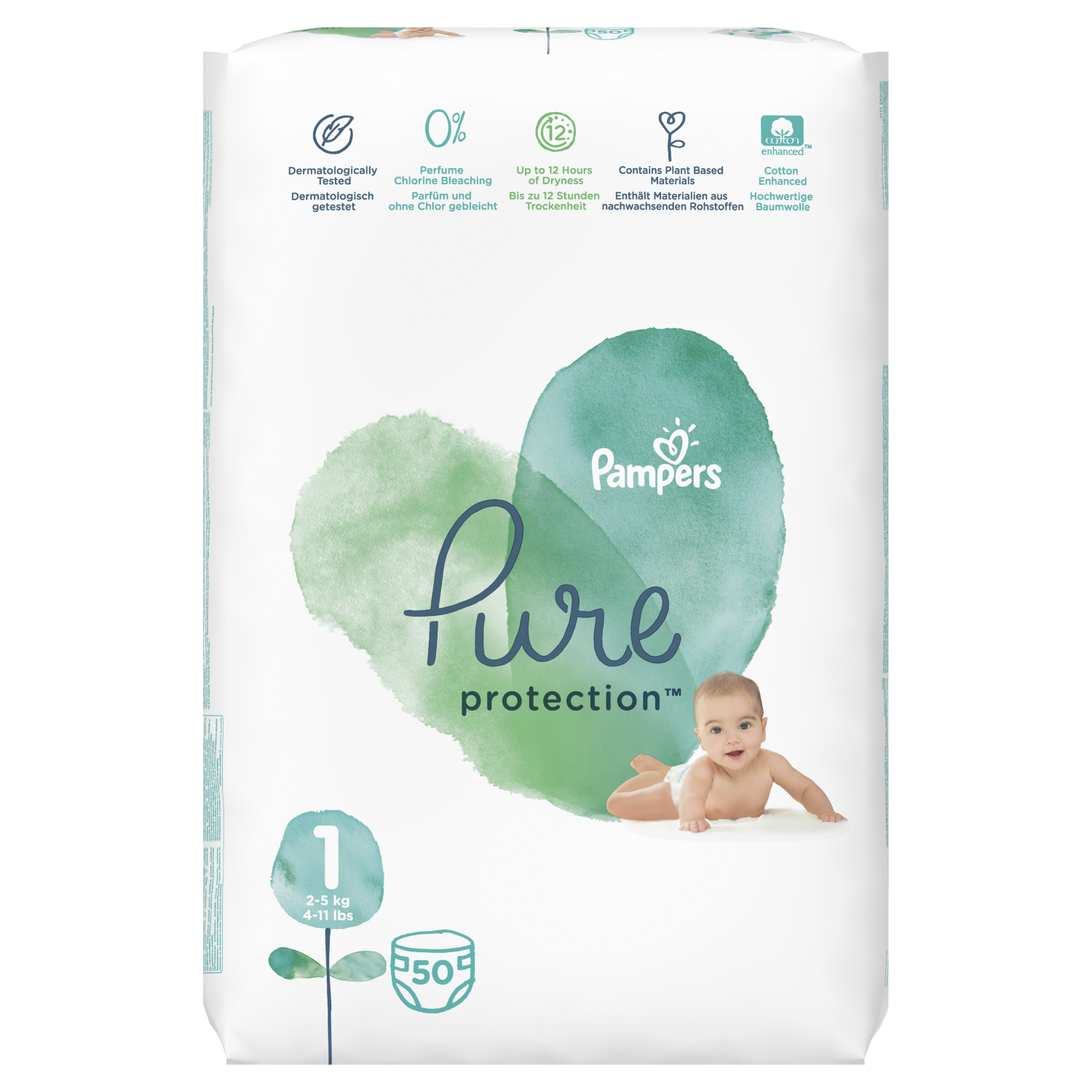 pampers pure protection 1 cena