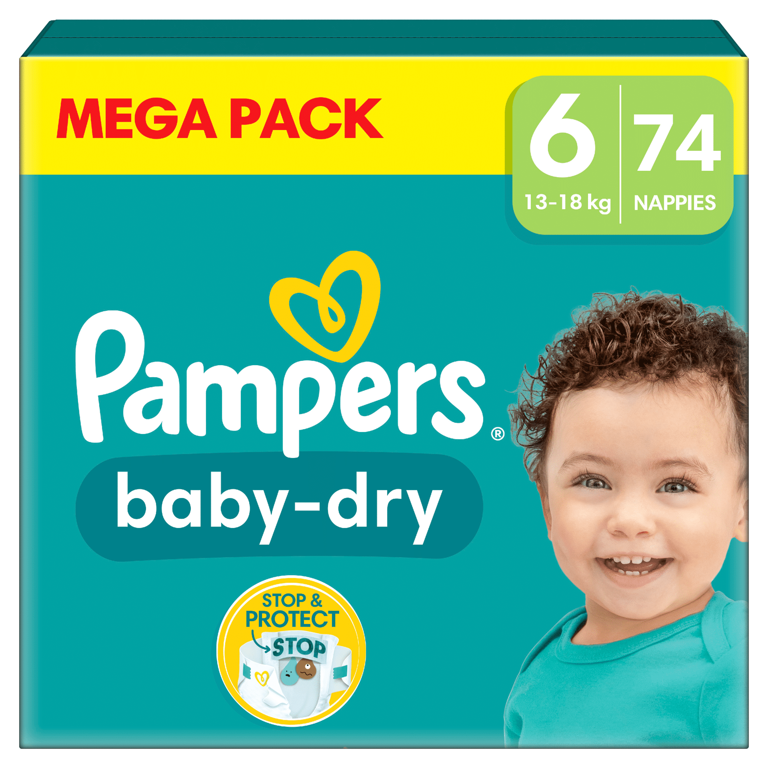 pampers mega box size 6