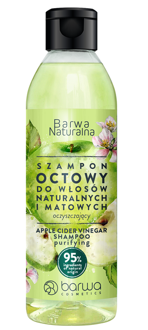 barwa naturalna szampon octowy