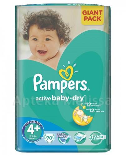 pampers 4 plus 70 szt