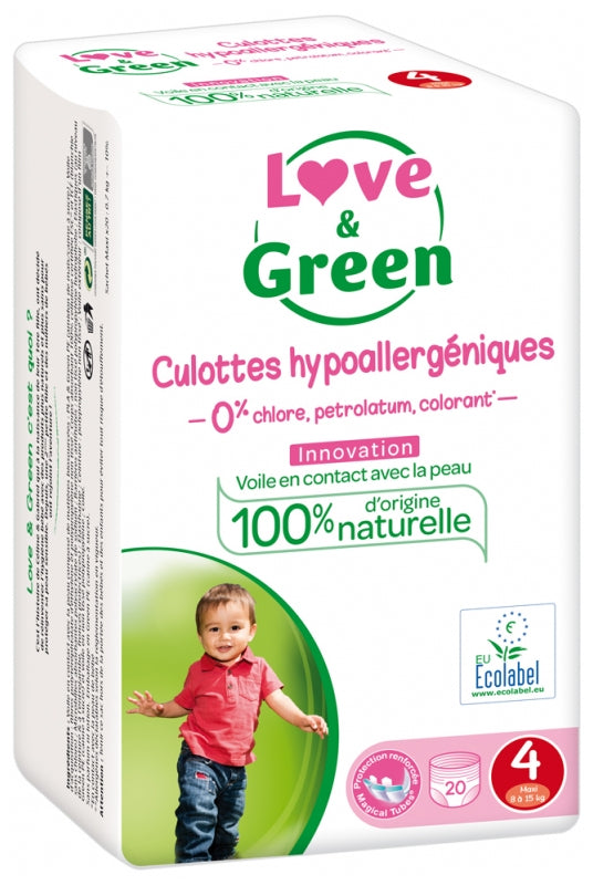 love and green pampers