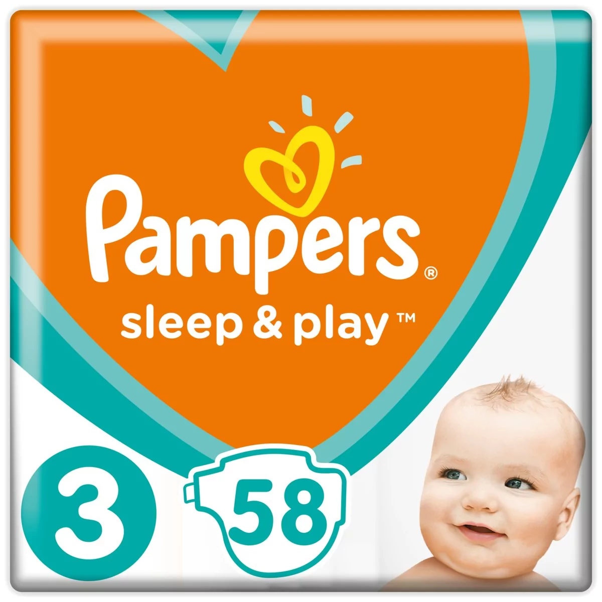 pampers 3 58 szt