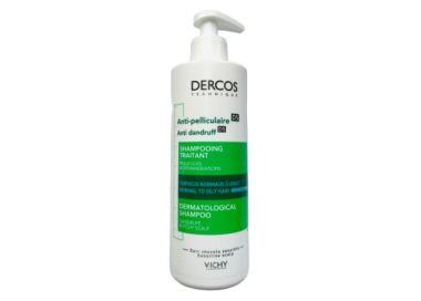 vichy dercos szampon przeciwłupieżowy łupież tłusty 390ml