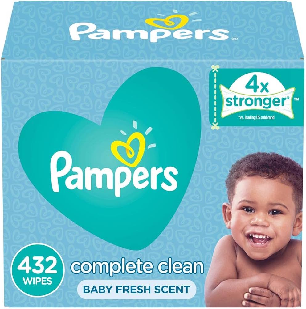 pampers natural clean baby wipes