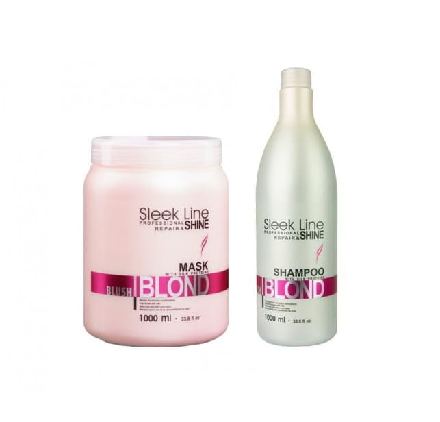 stapiz sleek line blond szampon 1l maska 1l