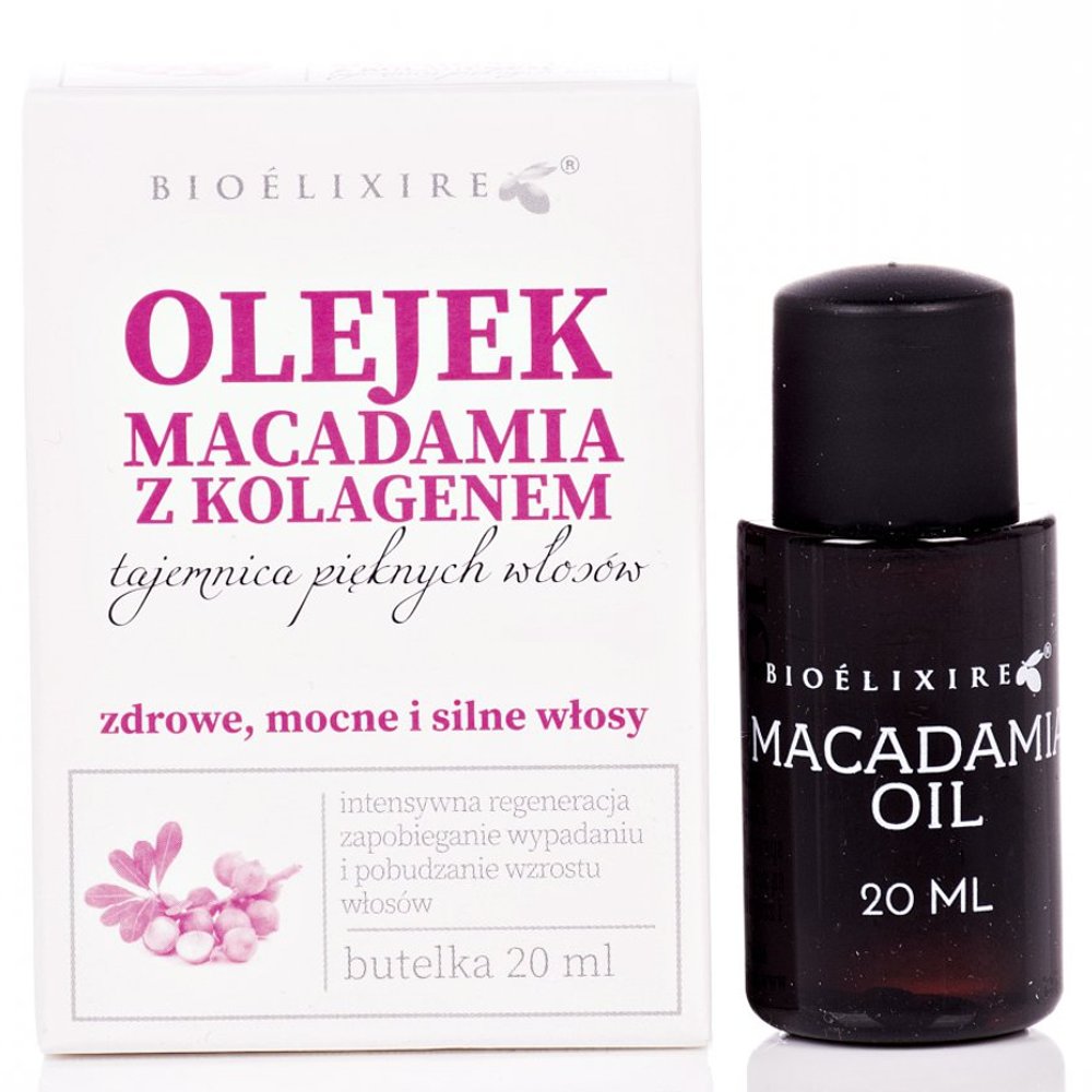 olejek macadamia do włosów z biedronki