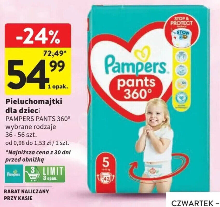 pampers 36 tydzień