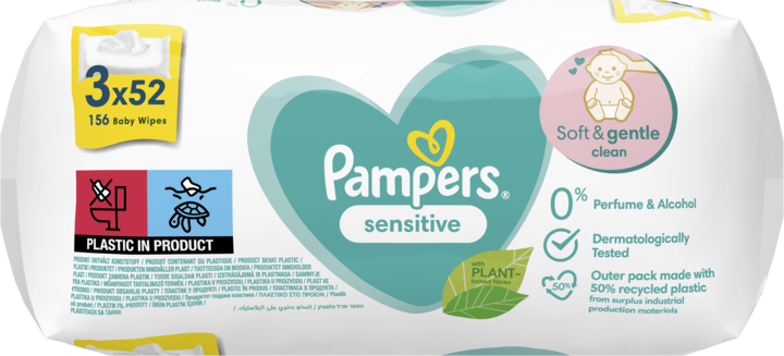 pampers sensitive 56 cena rossmann