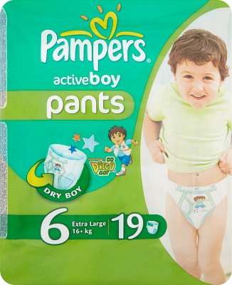 pampers active boy pants 6