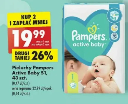 pampers 1 promocja 22 szt