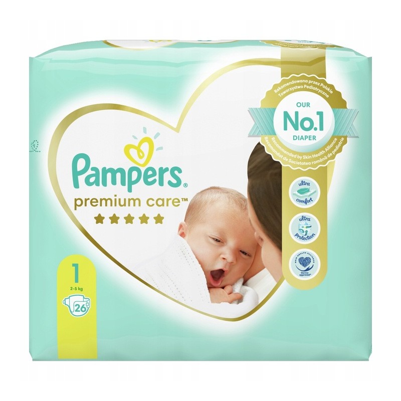 pieluszki pampers premium care 26 szt