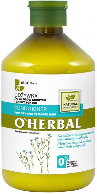 herbal odżywka do włosów suchych i zniszczonych