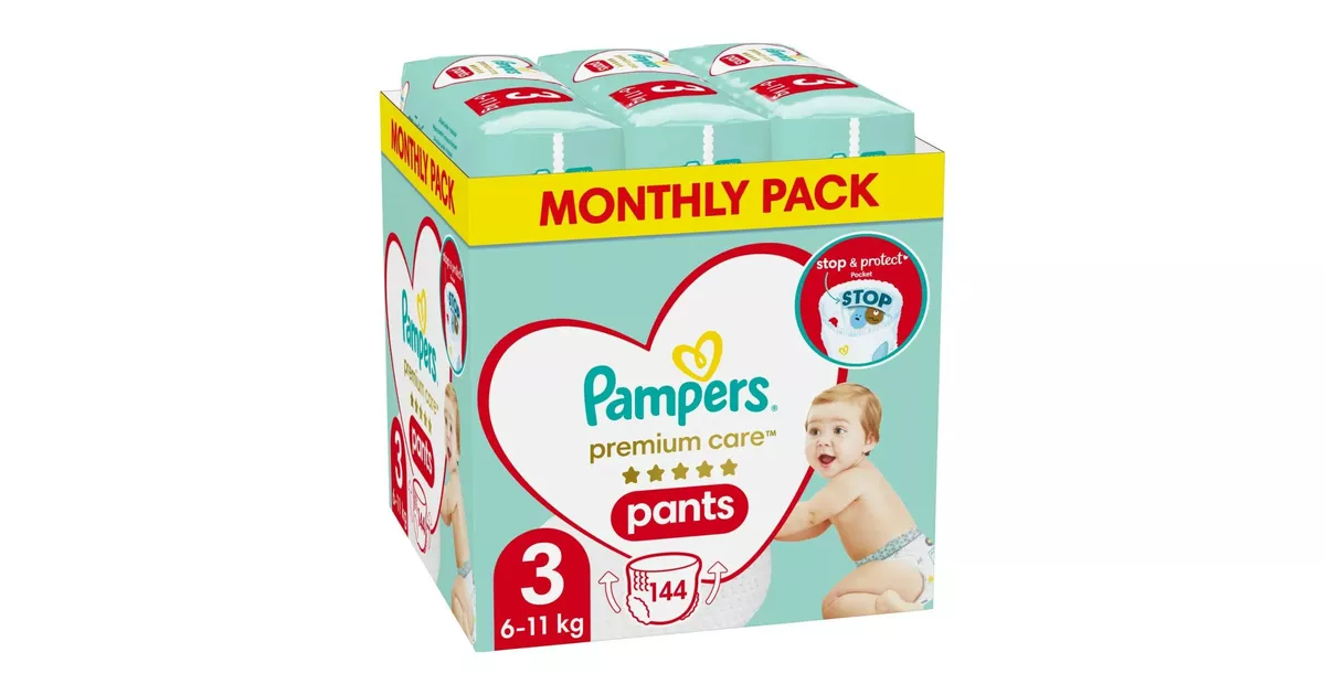 pampers 144 sztuki cena