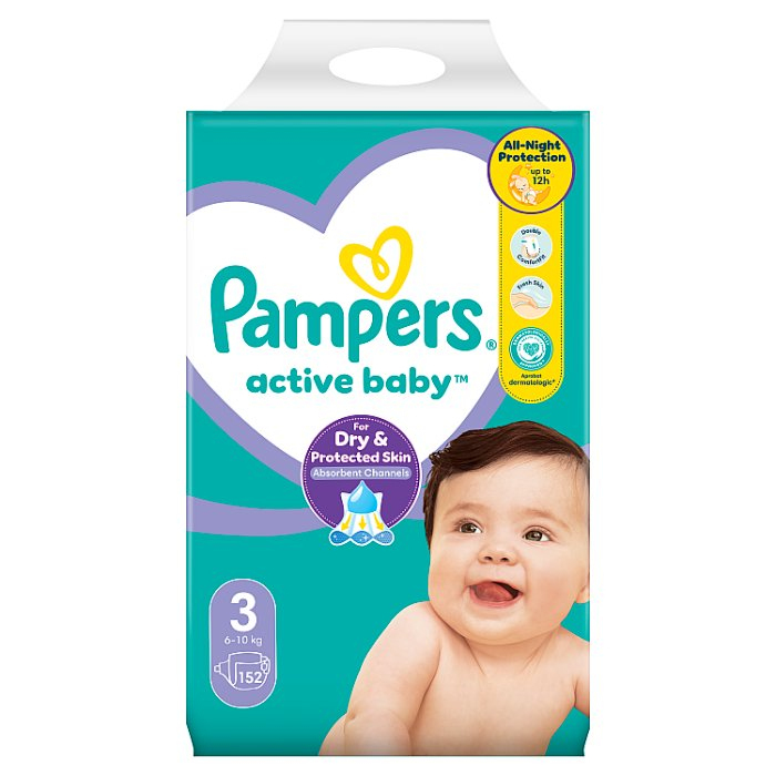 pampers active baby 3 100 szt