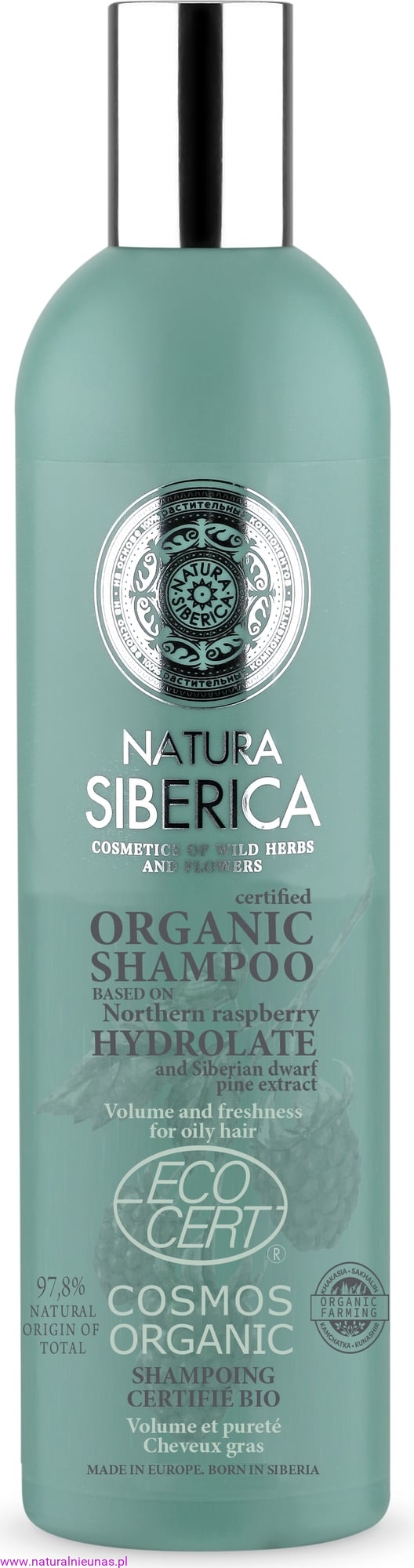 natura siberica szampon objętość i równowaga 400ml