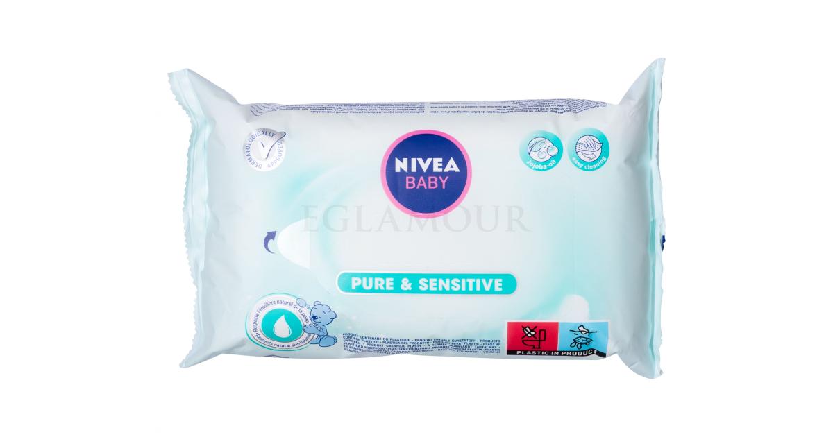 chusteczki nawilżane nivea baby soft&cream nowe 63szt