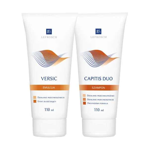 lefrosch capitis duo szampon przeciwłupieżowy i przeciwgrzybiczy skład