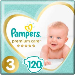 pampers premium care rozmiar 3 midi 5-9 kg 120 pieluszek