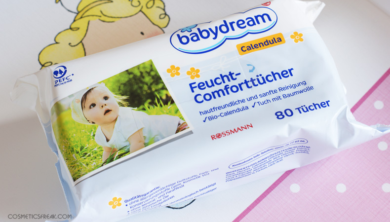 rossmann chusteczki nawilżane babydream calendula