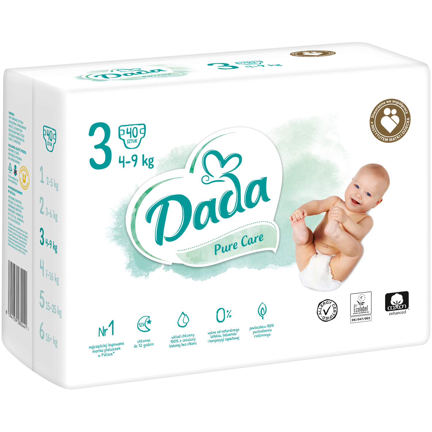 dada premium midi pieluchy 60 szt hebe cena