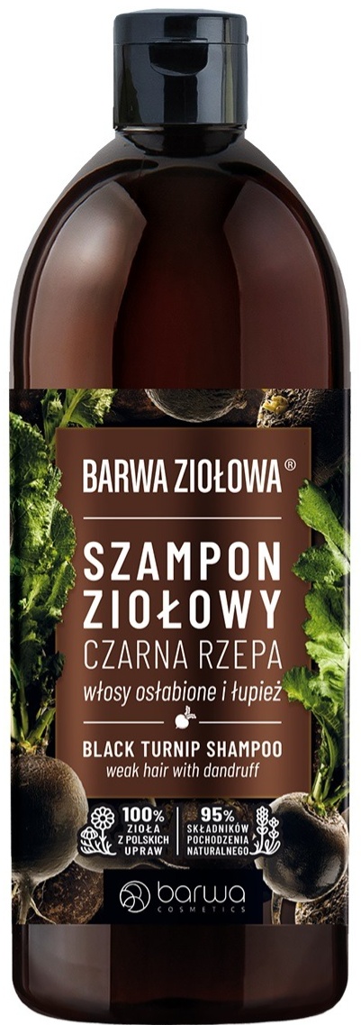 czarna rzepa barwa ziołowa szampon skład