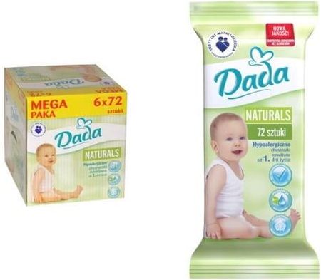 chusteczki nawilżane dada naturals reakcja alergiczna