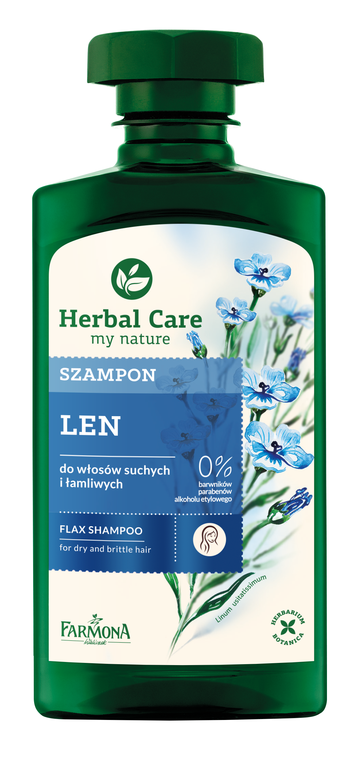 o herbal szampon len