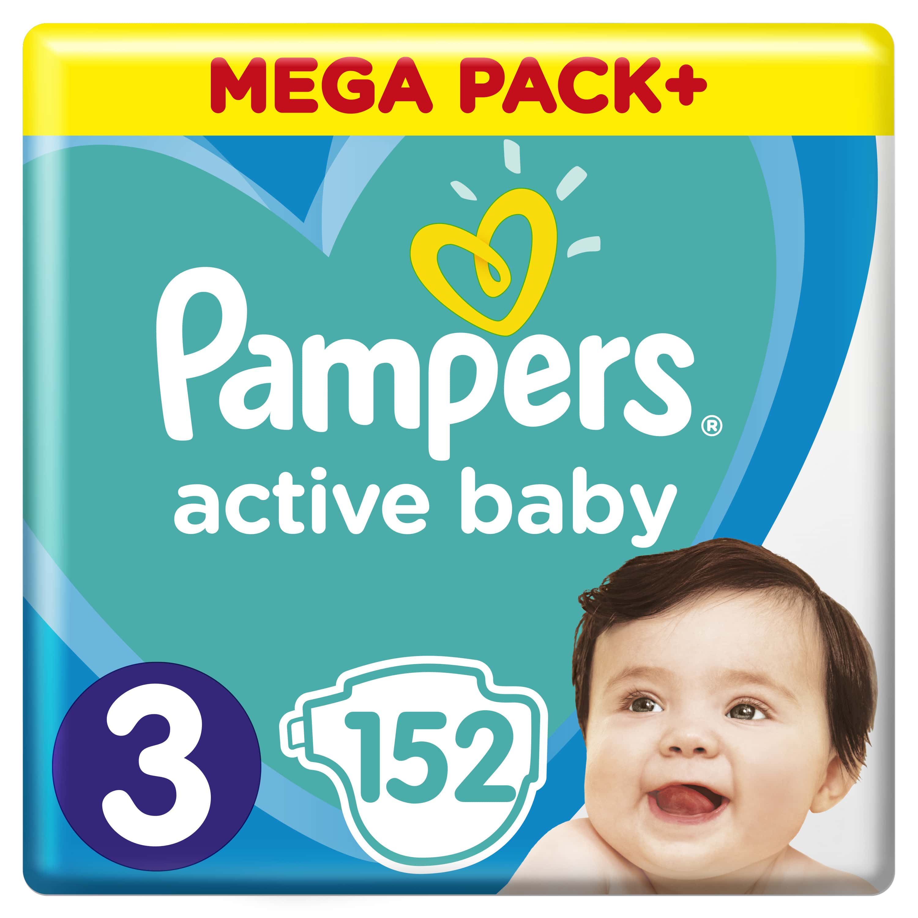 pampers 3 mega pack 152